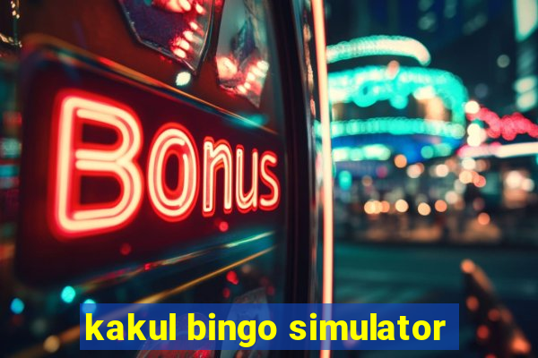 kakul bingo simulator